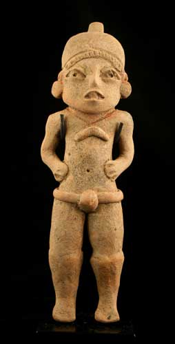 Xochipala Terracotta Sculpture of a Man, 1050 BCE - 500 BCE