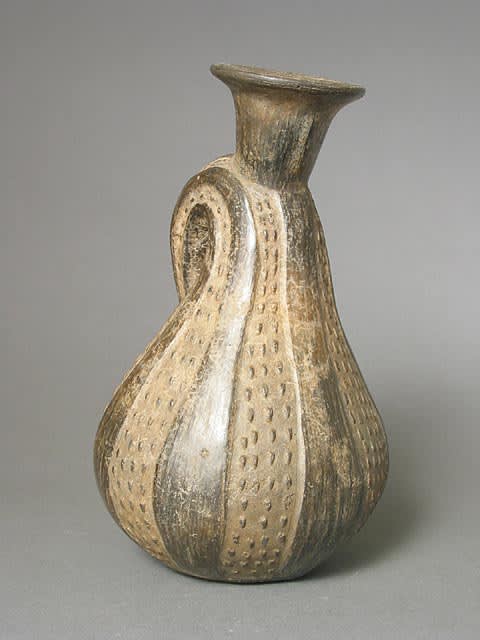 Chimu Blackware Vessel in the Form of a Gourd, 800 CE - 1200 CE