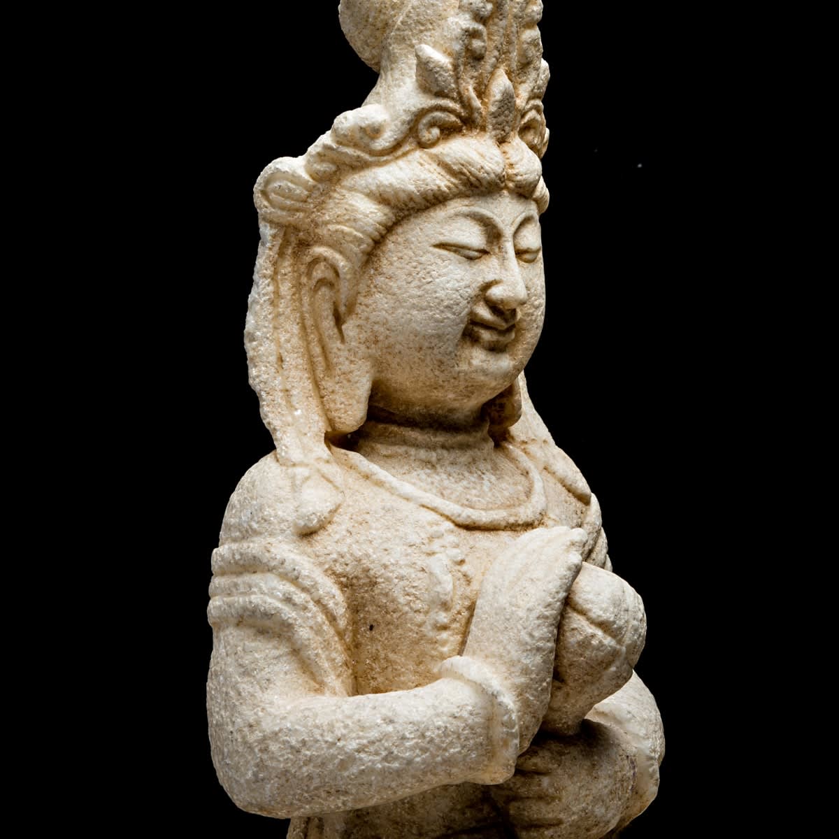Qing Marble Guanyin, 1644 AD to 1912 AD
