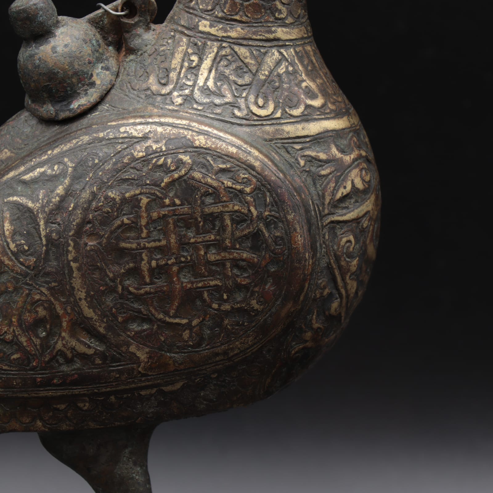 Seljuk Bronze Oil Lamp in the Shape of a Bird, 11th to 12th century CE