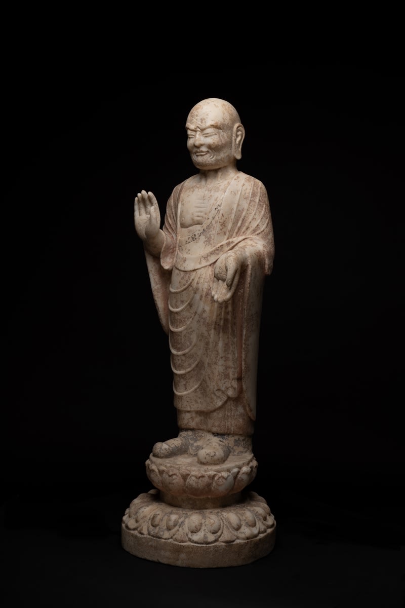 Tang Marble Kasyapa, 618 CE - 907 CE