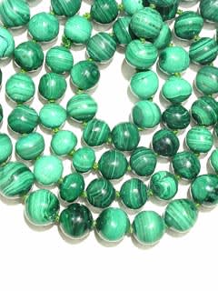 Malachite Bead Necklace