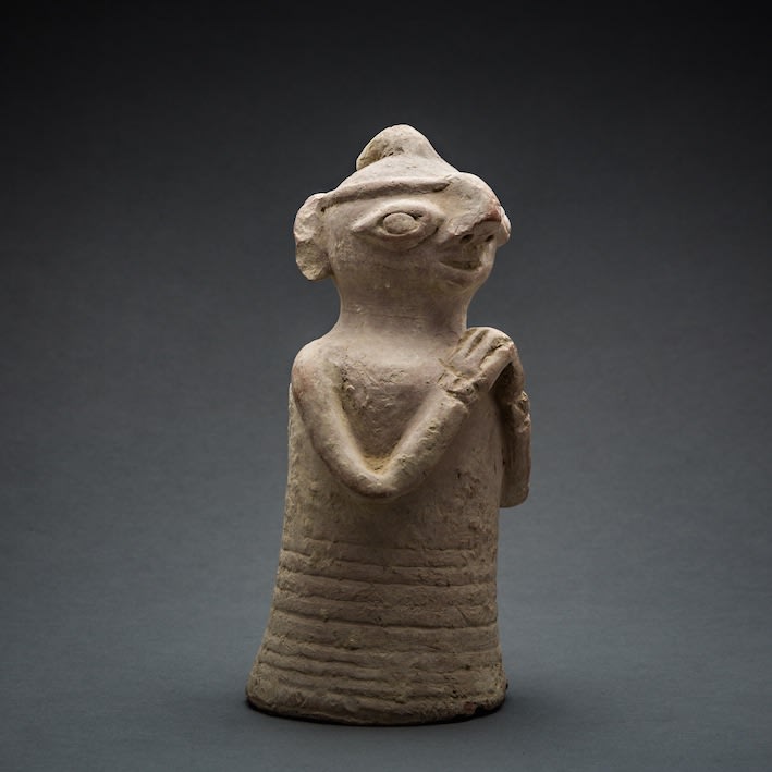 Indus Valley Terracotta Figurine of a Standing Fertility Goddess, 3000 BCE - 2000 BCE