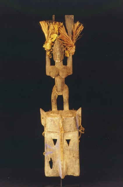 African Art / Dogon / Dogon Wooden Satimbe Mask, 19th Century CE - 20th Century CE