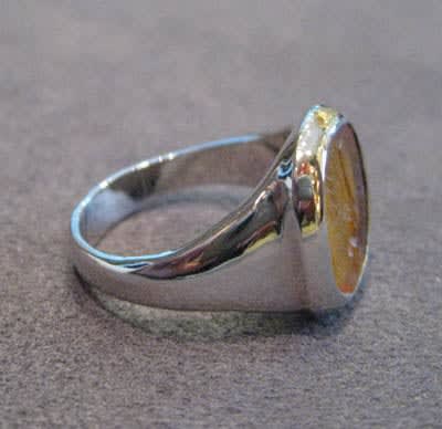 Roman Carnelian Intaglio of a Standing Deity, 100 CE - 300 CE