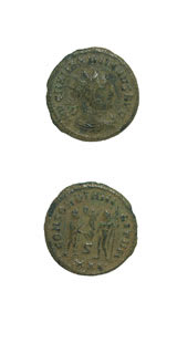 Bronze Antoninianus of Emperor Maximianus, 286 CE - 305 CE