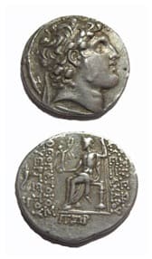 Seleucid Silver Tetradrachm of King Alexander I (Balas), 150 BCE - 145 BCE