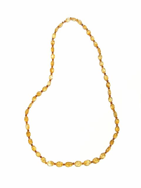 Citrine Bead Necklace