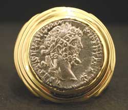 Silver Denarius of Emperor Septimius Severus, 193 CE - 211 CE