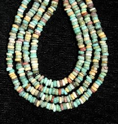 Four Strand Faience Bead Necklace, 1600 BCE - 1100 BCE