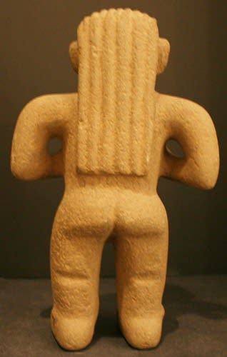 Basalt Standing Female, 500 CE - 1000 CE
