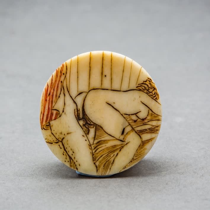Ivory Box Bearing an Erotic Scene, 1800 BCE - 1900 CE