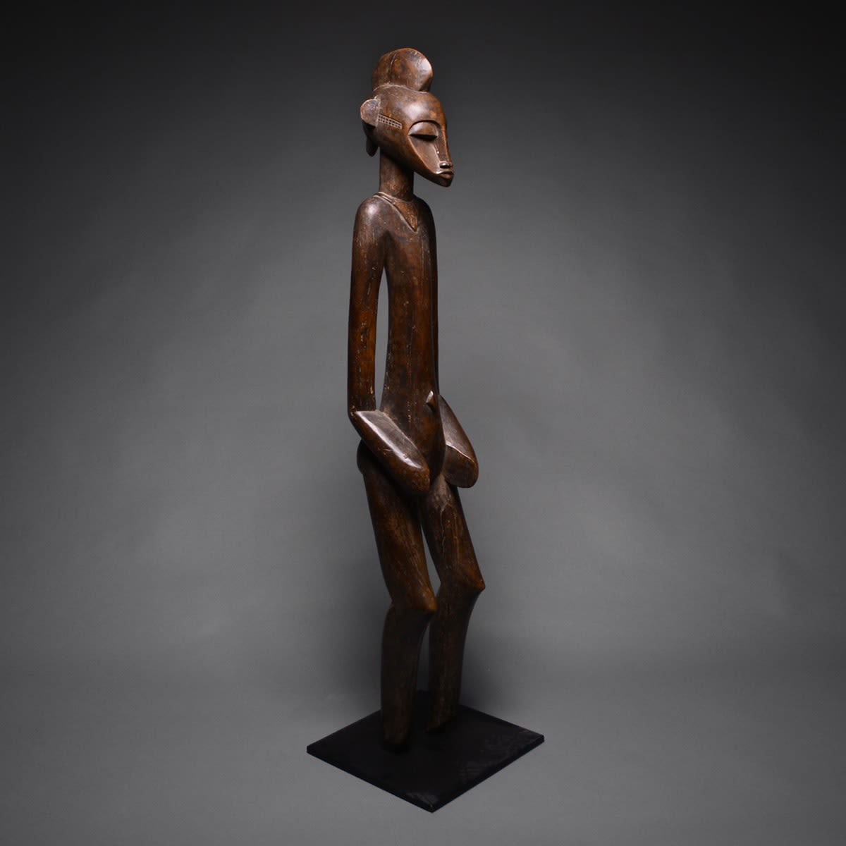 Senufo Wooden Pombilele Rhythm Pounder, 1870 CE - 1930 CE