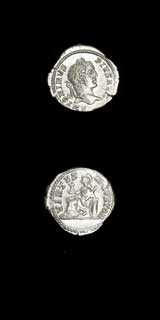 Silver Denarius of Emperor Caracalla, 200 CE - 210 CE