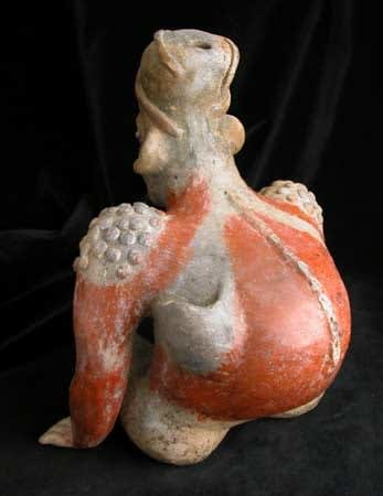 Ameca-Ezatlán Style Jalisco Terracotta Sculpture of a Runner, 300 BCE - 300 CE