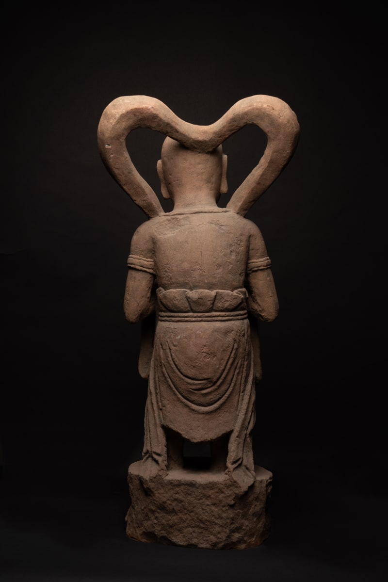 Ming Stone standing Sudhanakumara, 1368 CE - 1644 CE