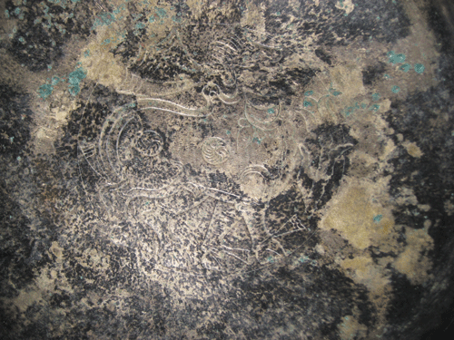 Sassanian Incised Dish, depicting Gopatha, AD 200 - AD 600