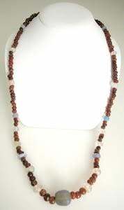 Rock Crystal, Jasper And Chalcedony Bead Necklace, 1200 BCE - 300 CE