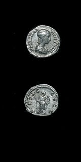 Silver Denarius of Empress Plautilla, 202 CE - 205 CE