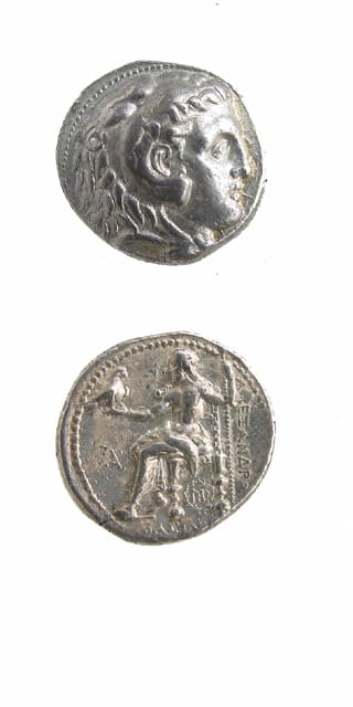 Macedonian Silver Tetradrachm of Alexander the Great, 317 BCE - 311 BCE