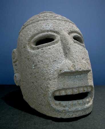 Guanacaste-Nicoya Basalt Trophy Head, 500 CE - 1000 CE