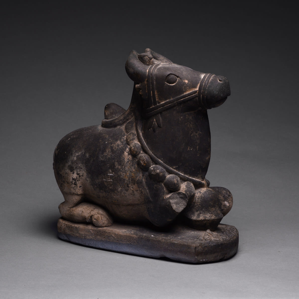 Indian Sculpture of the Bull Nandi, 12th Century CE - 13th Century CE