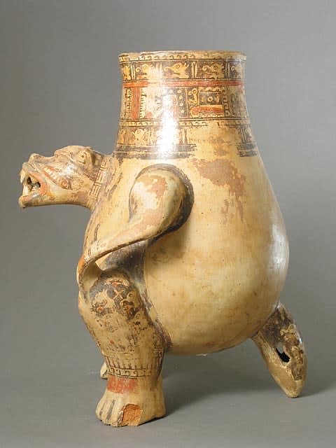 Guanacaste-Nicoya Jaguar Effigy Vessel, 1000 CE - 1550 CE