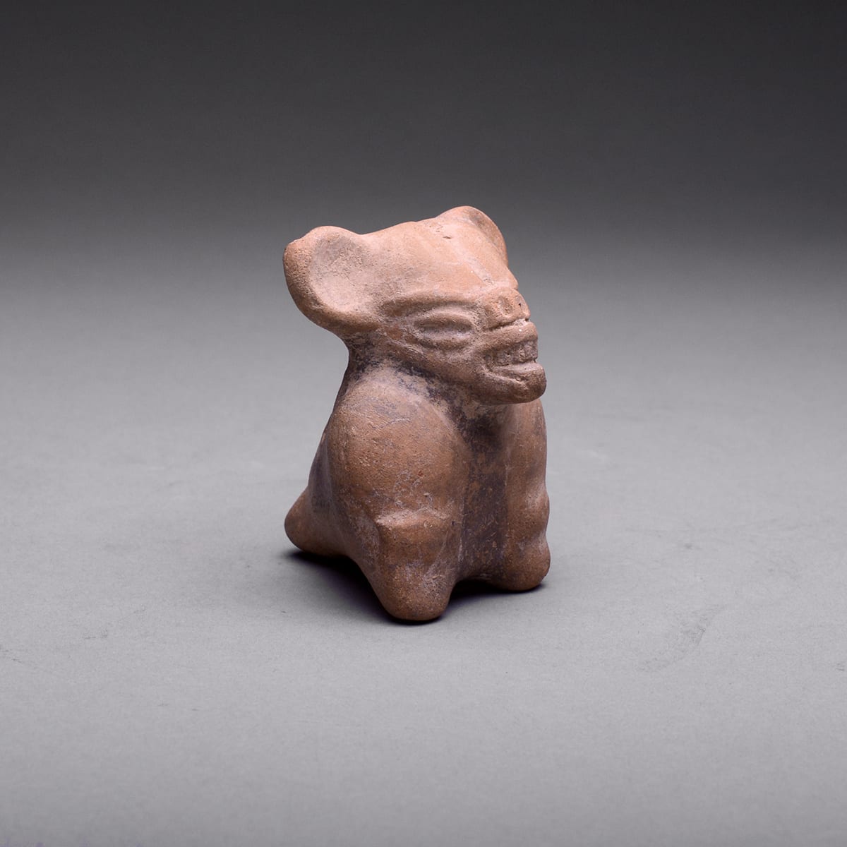 Mayan Terracotta Whistle in the Form of an Animal, 300 CE - 900 CE