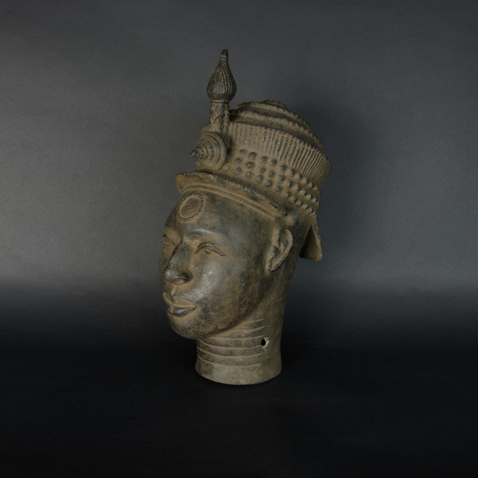 Ife Bronze Head, 19th to early 20th century CE
