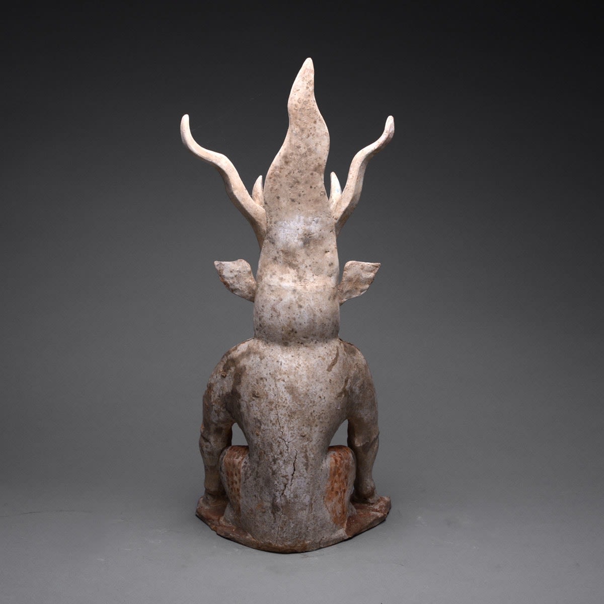 Tang Gilt Sculpture of a Spirit Guardian, 618 CE - 906 CE