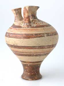 Terracotta Stirrup Jar, 1500 BCE - 1250 BCE