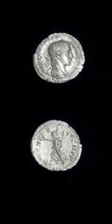 Silver Denarius of Emperor Severus Alexander, 222 CE - 228 CE