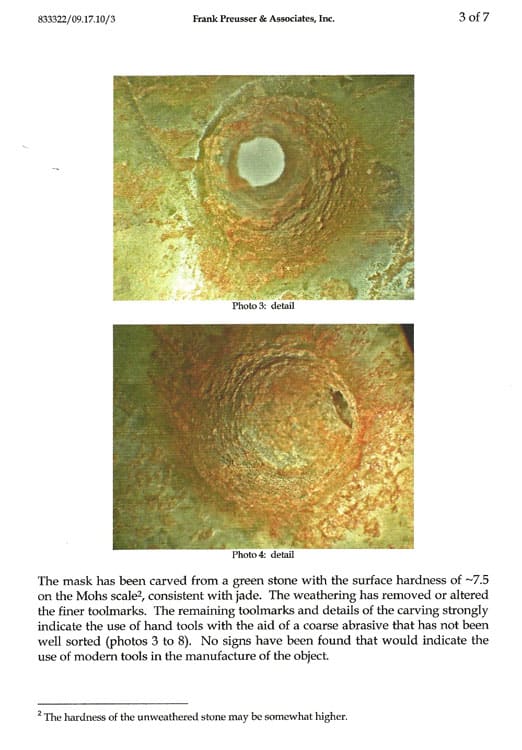 Olmec Jade Maskette Pectoral, 1200 BCE - 500 BCE