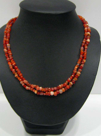Carnelian Bead Necklace, 3000 BCE - 700 BCE
