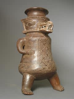 Guanacaste-Nicoya Vessel in the Form of a Saurian Deity, 1000 CE - 1350 CE