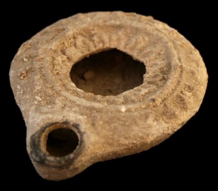 Roman Period Discus Lamp, 100 CE - 300 CE