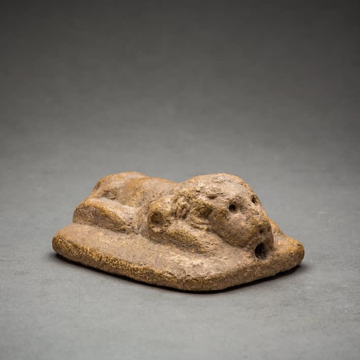 Sumerian Stone Seal of a Recumbent Lion, 2500 BCE - 1500 BCE