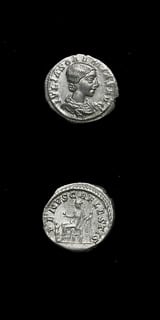 Silver Denarius of Julia Soaemias, 218 CE - 222 CE