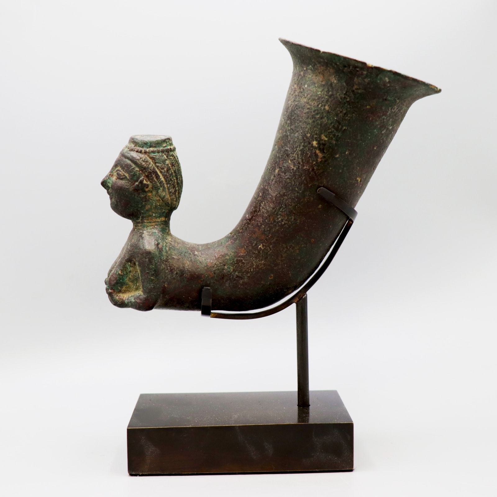 Comic Rhyton, perhaps depicting a Siren, Fourth Century BC