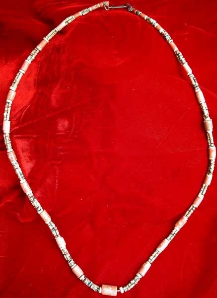 Egyptian Limestone And Faience Bead Necklace, 3300 BCE - 1300 BCE