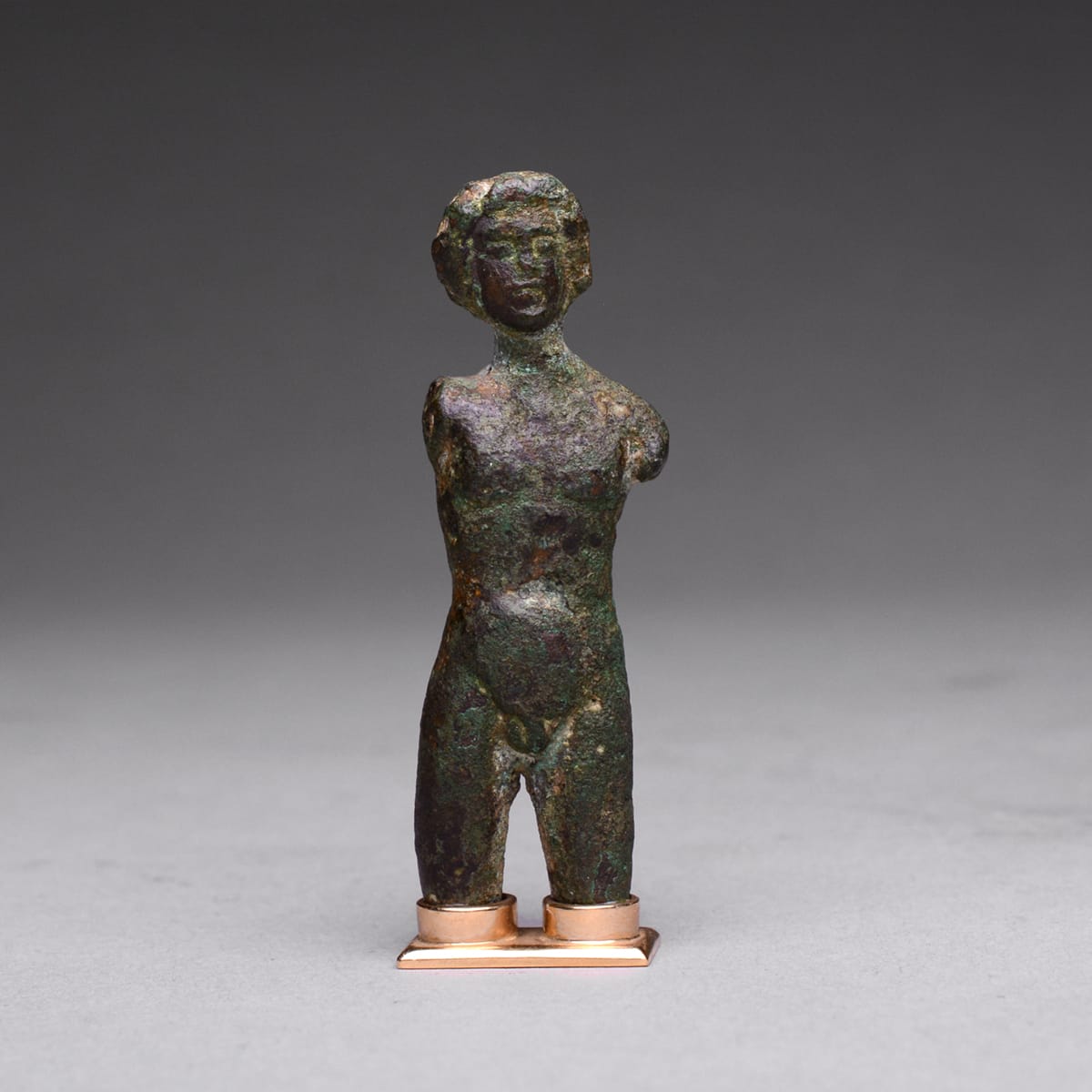 Hellenistic Bronze Sculpture of a Youth, 300 BCE - 100 CE