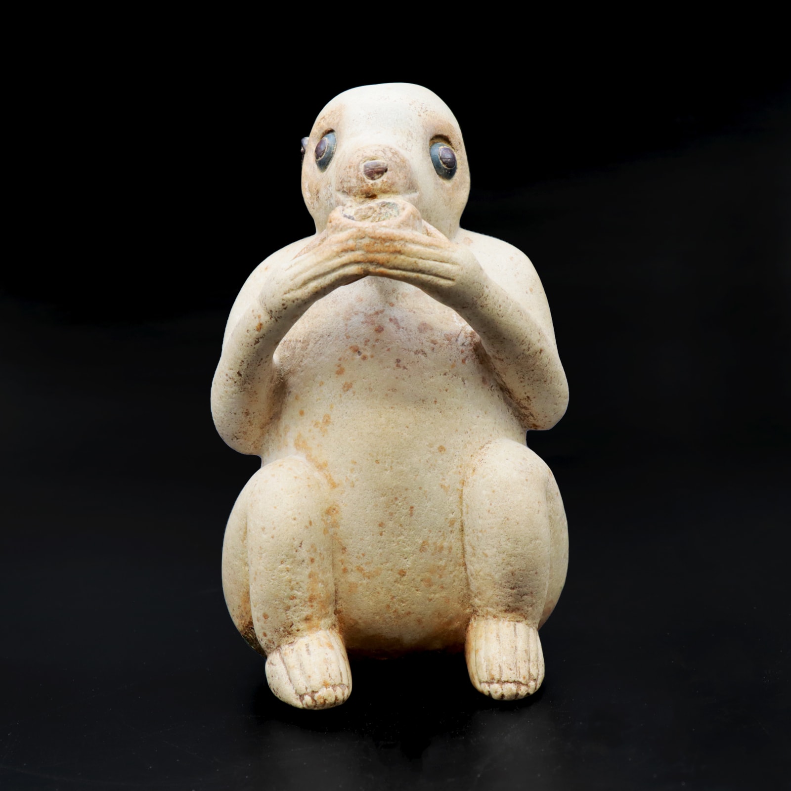 Bactrian Figure of a Monkey Drinking, Third Millennium BC