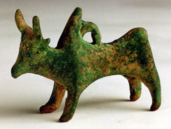 Bronze Sculpture of a Zebu Bull, 1200 BCE - 700 CE
