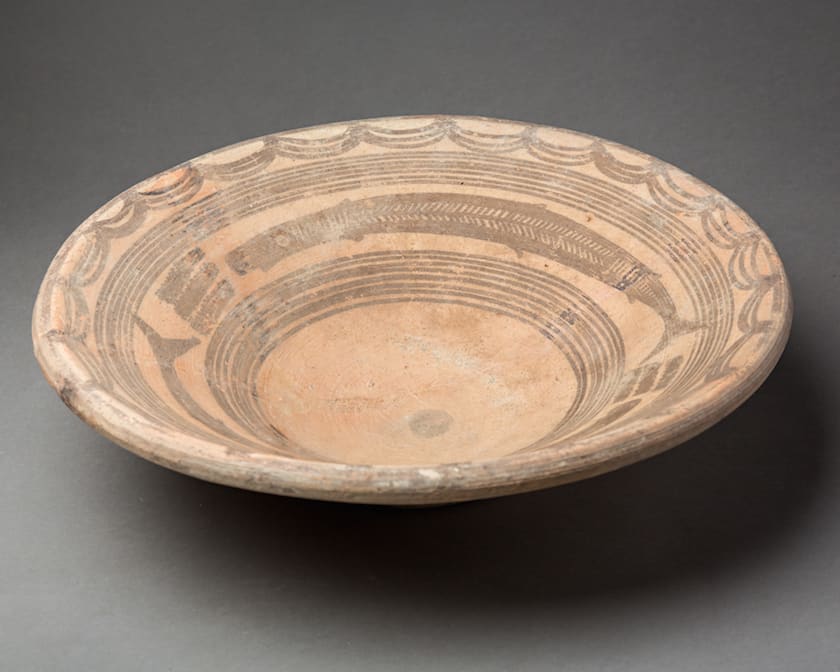 Indus Valley Dish Decorated with Fish, 3000 BCE - 2000 BCE
