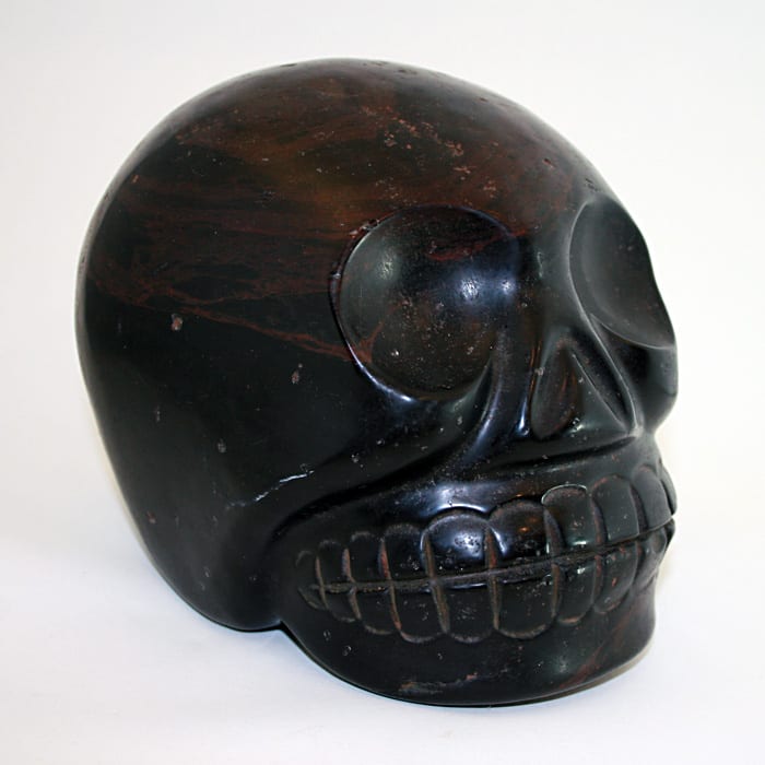 Aztec Black Stone Skull, 13th Century CE - 15th Century CE