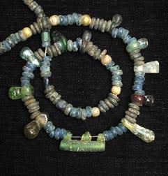 Antique Glass Bead Necklace, 100 CE - 350 CE