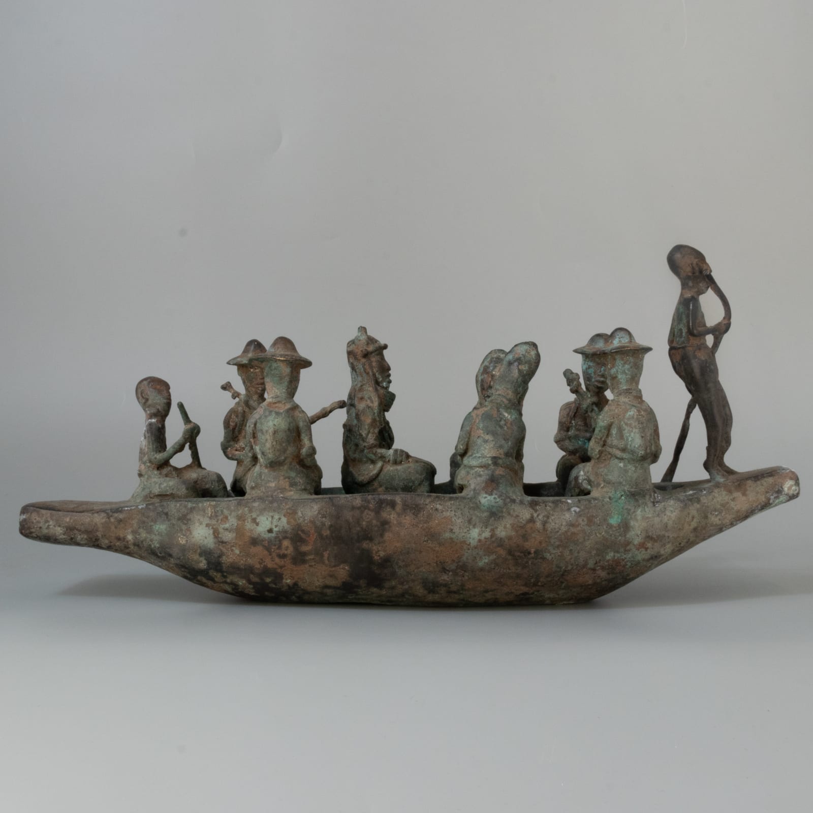 Benin Boat with Passengers, Early 20th Century CE