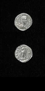 Silver Denarius of Geta Struck While Caesar, 202 CE - 209 CE