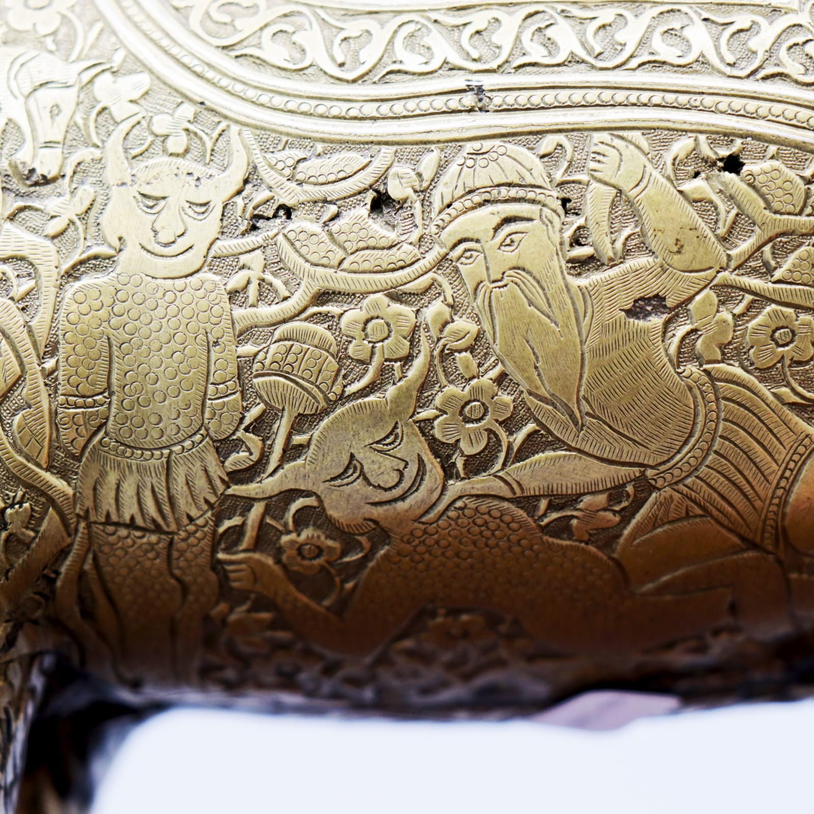 Zand-Era Engraved Elephant, AD 1751 - AD 1794