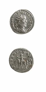 Silver Antoninianus of Emperor Philip I the Arab, 244 CE - 249 CE